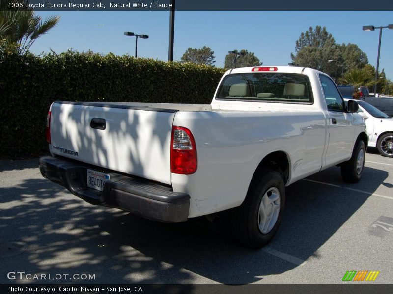 Natural White / Taupe 2006 Toyota Tundra Regular Cab