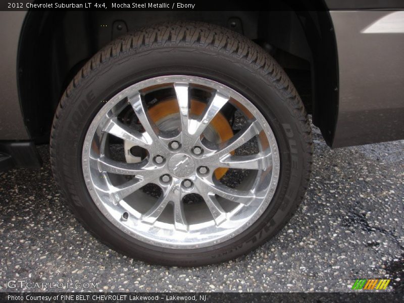 Mocha Steel Metallic / Ebony 2012 Chevrolet Suburban LT 4x4