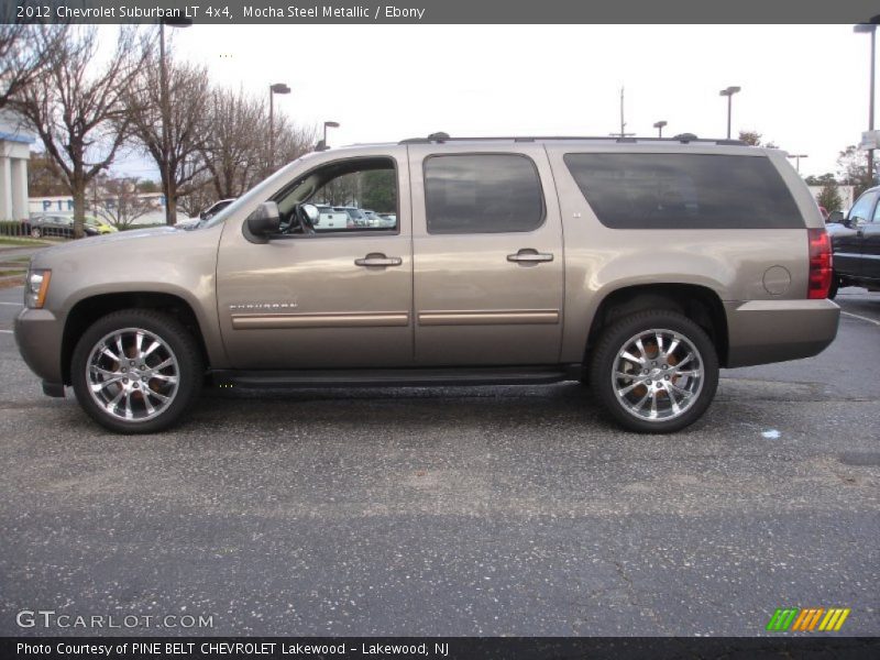 Mocha Steel Metallic / Ebony 2012 Chevrolet Suburban LT 4x4
