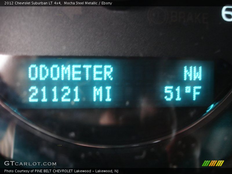 Mocha Steel Metallic / Ebony 2012 Chevrolet Suburban LT 4x4