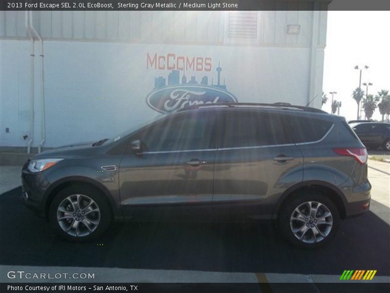 Sterling Gray Metallic / Medium Light Stone 2013 Ford Escape SEL 2.0L EcoBoost