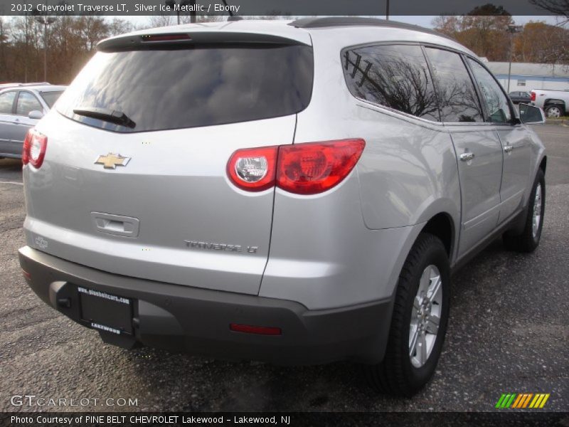 Silver Ice Metallic / Ebony 2012 Chevrolet Traverse LT