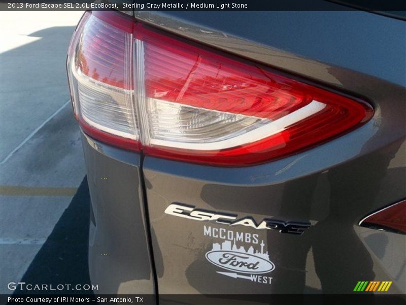 Sterling Gray Metallic / Medium Light Stone 2013 Ford Escape SEL 2.0L EcoBoost