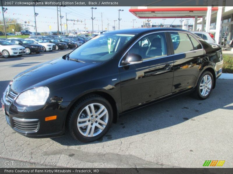 Black / Anthracite 2007 Volkswagen Jetta Wolfsburg Edition Sedan