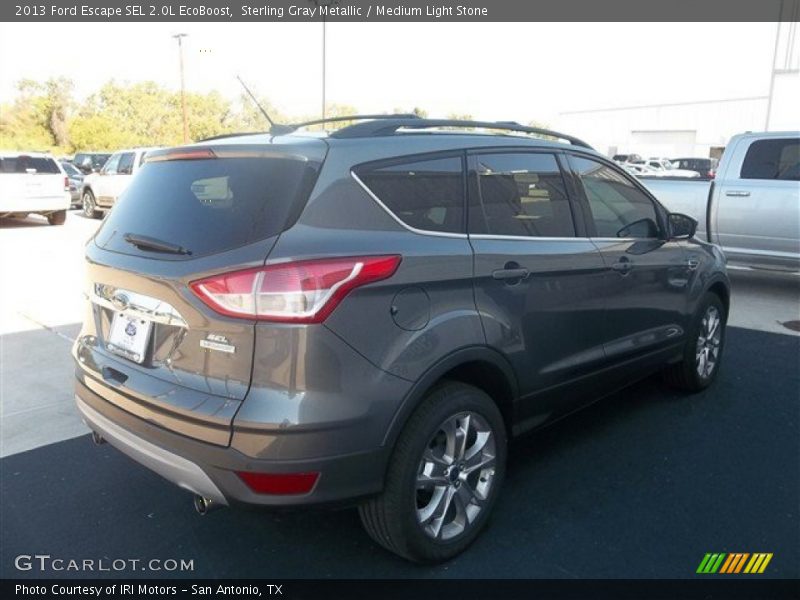 Sterling Gray Metallic / Medium Light Stone 2013 Ford Escape SEL 2.0L EcoBoost