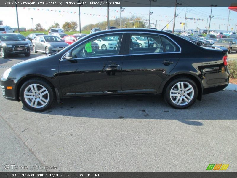 Black / Anthracite 2007 Volkswagen Jetta Wolfsburg Edition Sedan