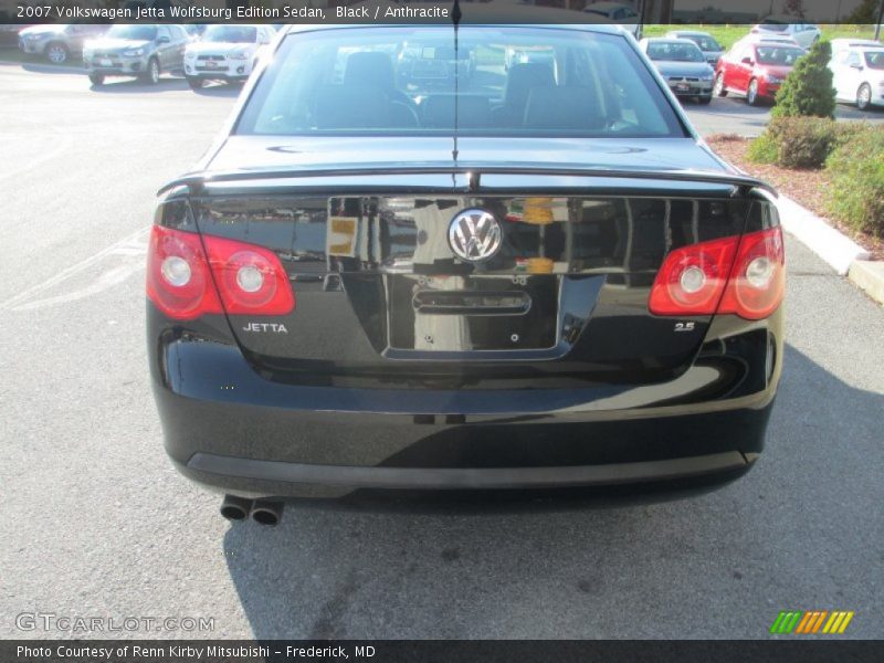 Black / Anthracite 2007 Volkswagen Jetta Wolfsburg Edition Sedan