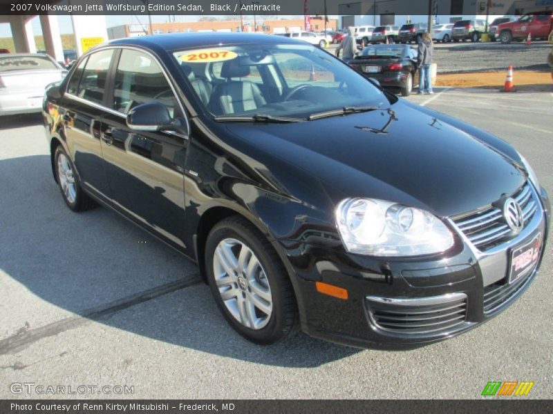 Black / Anthracite 2007 Volkswagen Jetta Wolfsburg Edition Sedan