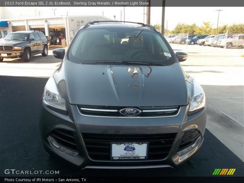 Sterling Gray Metallic / Medium Light Stone 2013 Ford Escape SEL 2.0L EcoBoost