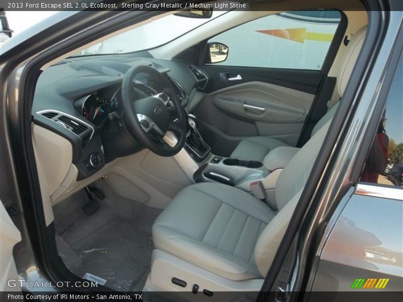Sterling Gray Metallic / Medium Light Stone 2013 Ford Escape SEL 2.0L EcoBoost