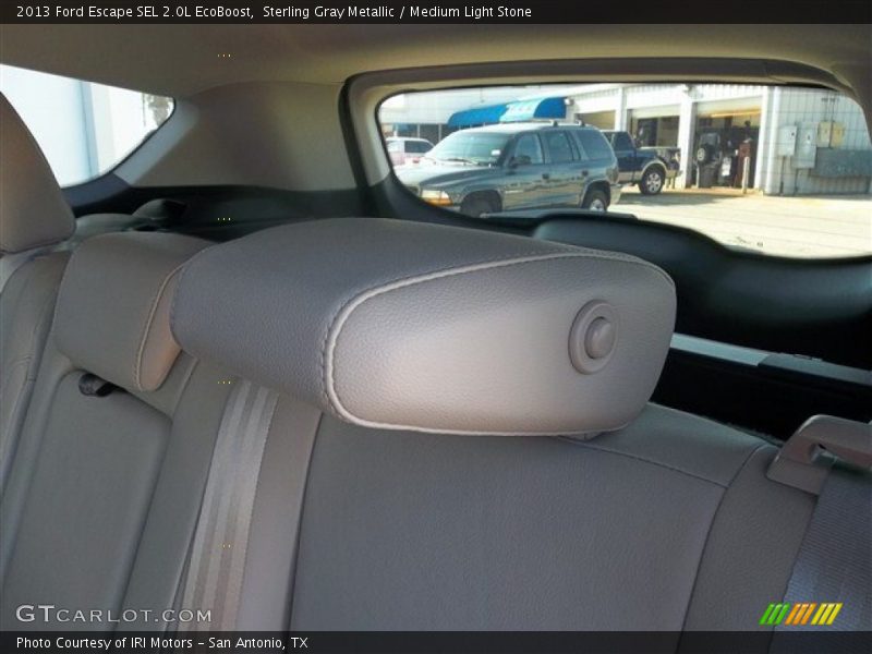 Sterling Gray Metallic / Medium Light Stone 2013 Ford Escape SEL 2.0L EcoBoost