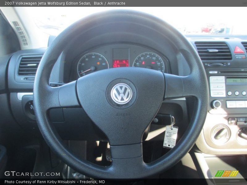 Black / Anthracite 2007 Volkswagen Jetta Wolfsburg Edition Sedan