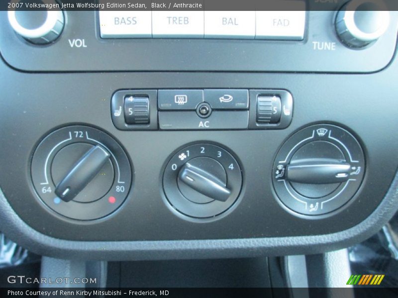 Black / Anthracite 2007 Volkswagen Jetta Wolfsburg Edition Sedan
