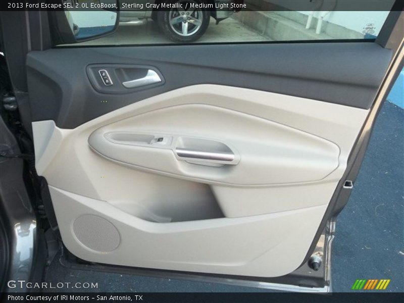Sterling Gray Metallic / Medium Light Stone 2013 Ford Escape SEL 2.0L EcoBoost