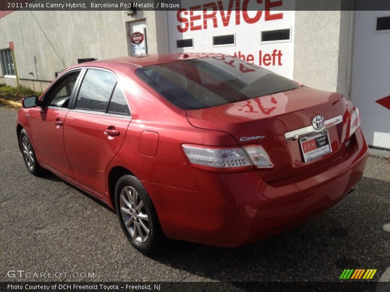 Barcelona Red Metallic / Bisque 2011 Toyota Camry Hybrid