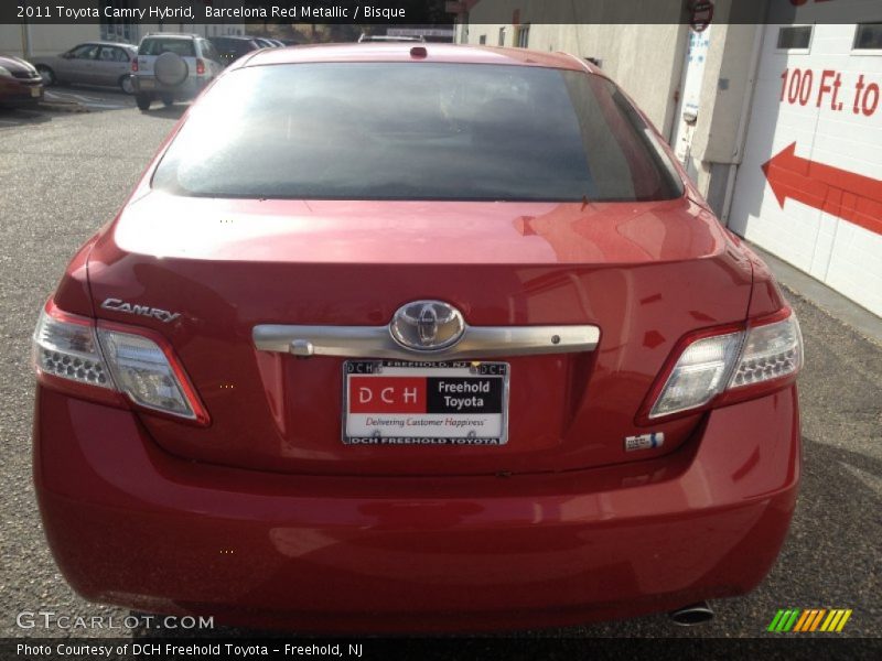 Barcelona Red Metallic / Bisque 2011 Toyota Camry Hybrid