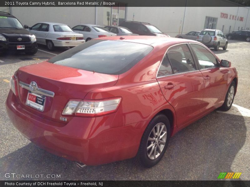 Barcelona Red Metallic / Bisque 2011 Toyota Camry Hybrid