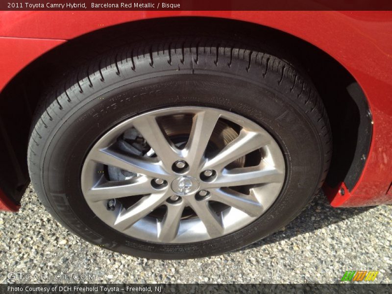 Barcelona Red Metallic / Bisque 2011 Toyota Camry Hybrid