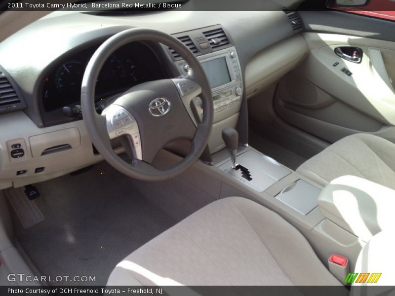 Barcelona Red Metallic / Bisque 2011 Toyota Camry Hybrid