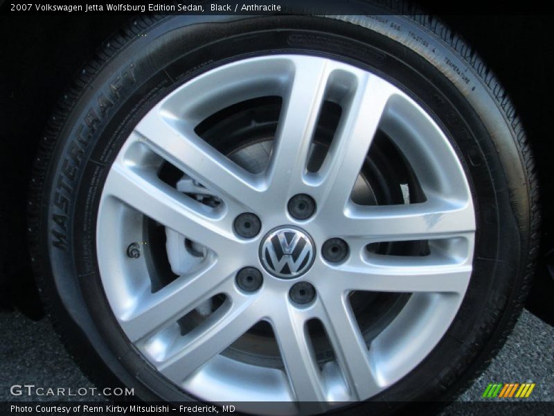 Black / Anthracite 2007 Volkswagen Jetta Wolfsburg Edition Sedan