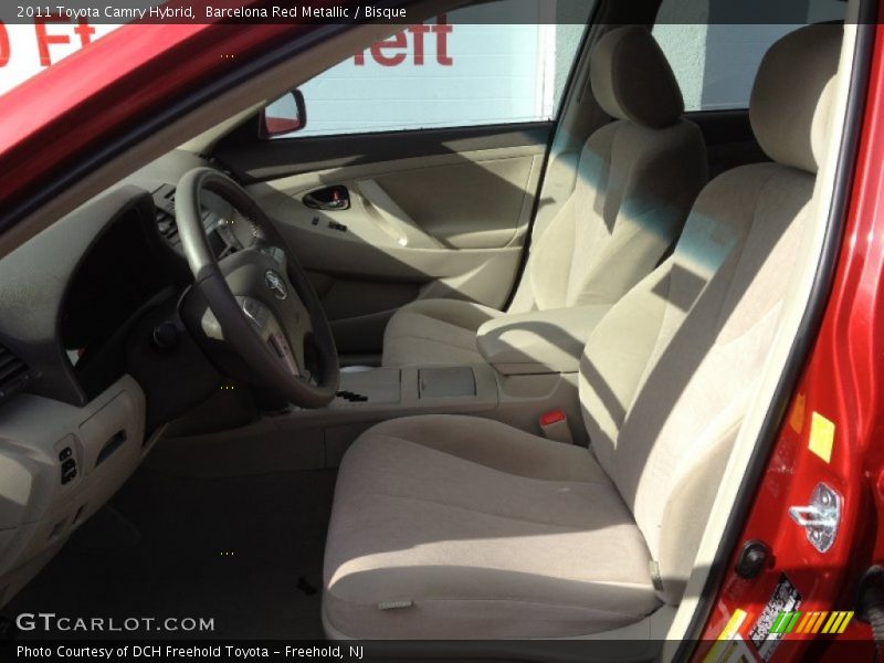 Barcelona Red Metallic / Bisque 2011 Toyota Camry Hybrid