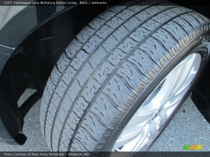 Black / Anthracite 2007 Volkswagen Jetta Wolfsburg Edition Sedan
