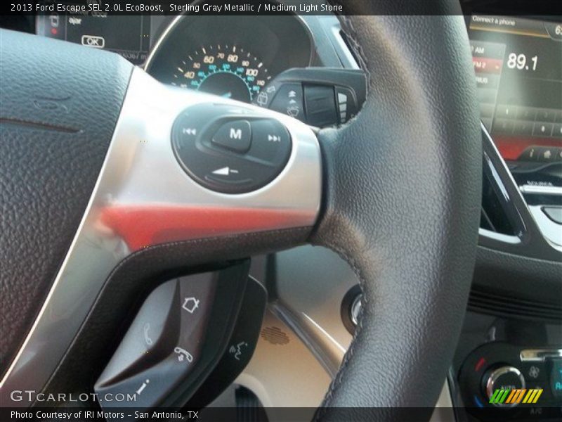 Sterling Gray Metallic / Medium Light Stone 2013 Ford Escape SEL 2.0L EcoBoost