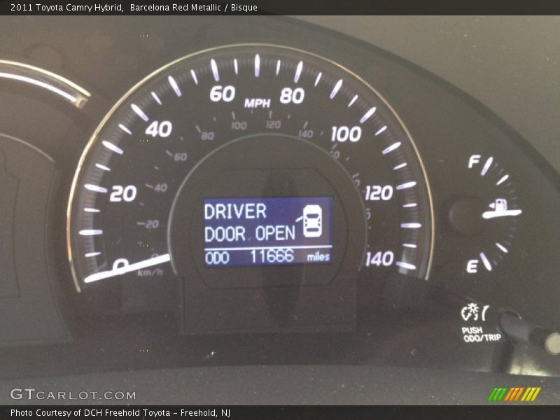 Barcelona Red Metallic / Bisque 2011 Toyota Camry Hybrid