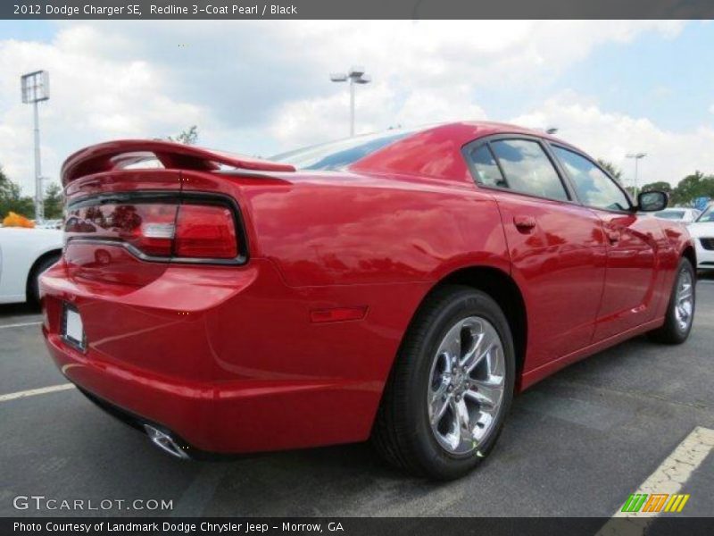 Redline 3-Coat Pearl / Black 2012 Dodge Charger SE