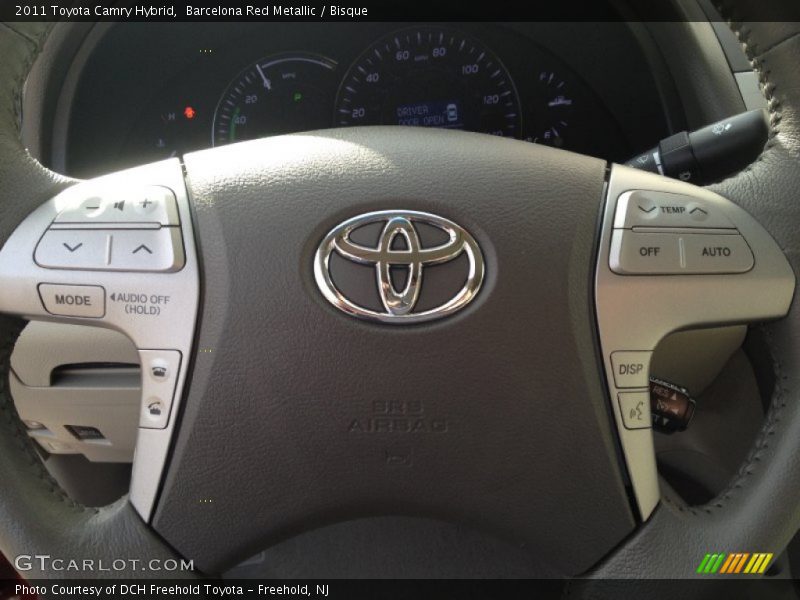 Barcelona Red Metallic / Bisque 2011 Toyota Camry Hybrid