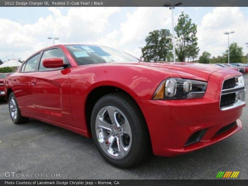 Redline 3-Coat Pearl / Black 2012 Dodge Charger SE