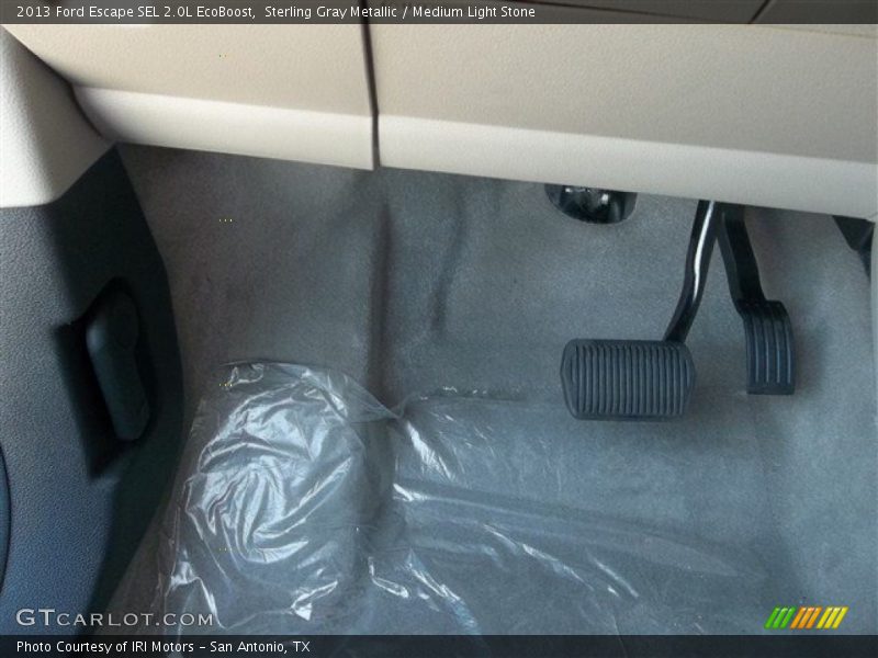 Sterling Gray Metallic / Medium Light Stone 2013 Ford Escape SEL 2.0L EcoBoost