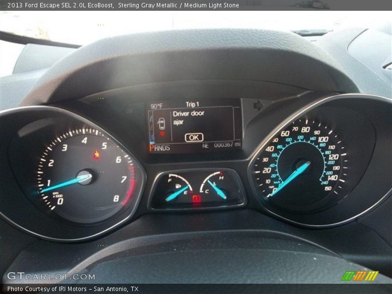 Sterling Gray Metallic / Medium Light Stone 2013 Ford Escape SEL 2.0L EcoBoost