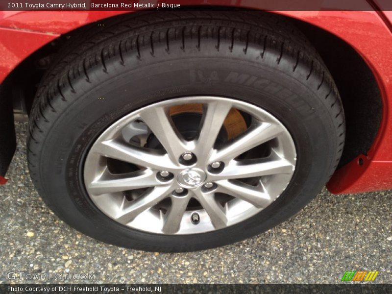 Barcelona Red Metallic / Bisque 2011 Toyota Camry Hybrid