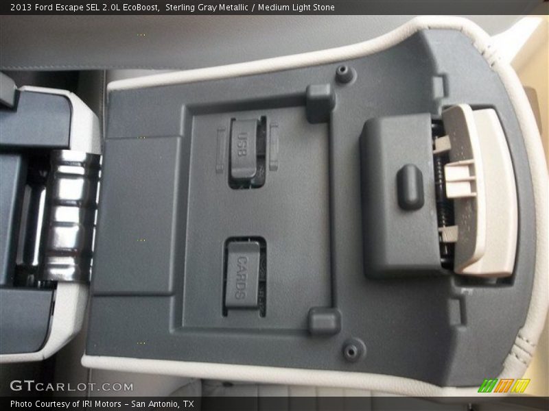 Sterling Gray Metallic / Medium Light Stone 2013 Ford Escape SEL 2.0L EcoBoost