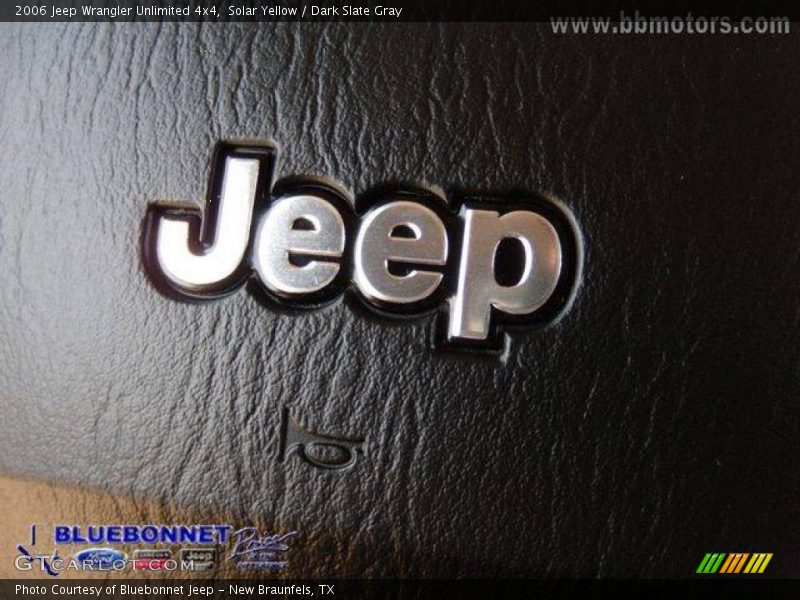 Solar Yellow / Dark Slate Gray 2006 Jeep Wrangler Unlimited 4x4