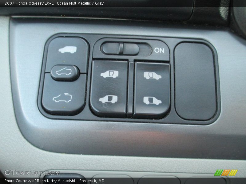 Ocean Mist Metallic / Gray 2007 Honda Odyssey EX-L