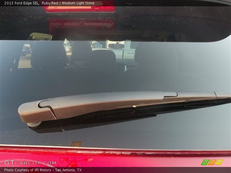 Ruby Red / Medium Light Stone 2013 Ford Edge SEL