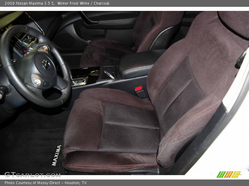 Winter Frost White / Charcoal 2009 Nissan Maxima 3.5 S