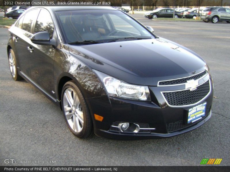 Black Granite Metallic / Jet Black 2012 Chevrolet Cruze LTZ/RS