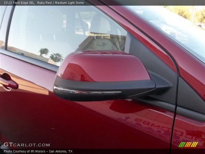 Ruby Red / Medium Light Stone 2013 Ford Edge SEL