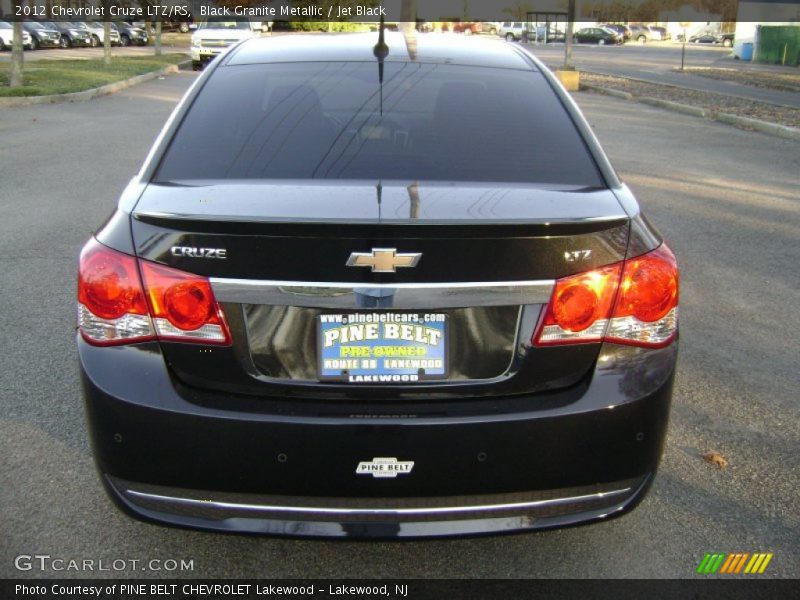 Black Granite Metallic / Jet Black 2012 Chevrolet Cruze LTZ/RS