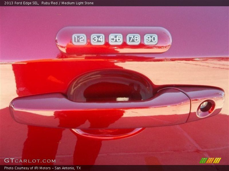 Ruby Red / Medium Light Stone 2013 Ford Edge SEL
