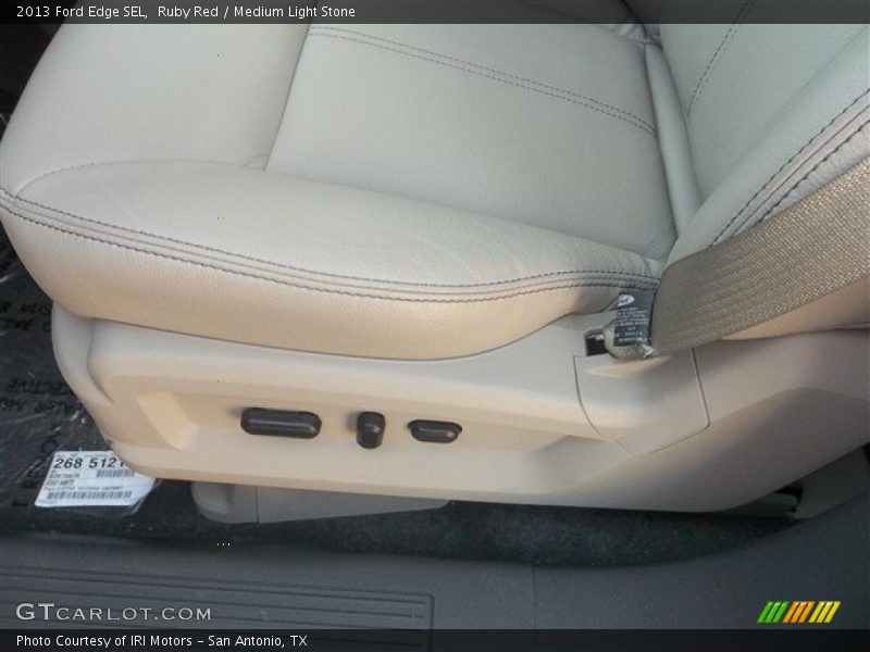 Ruby Red / Medium Light Stone 2013 Ford Edge SEL