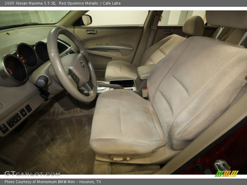 Red Opulence Metallic / Cafe Latte 2005 Nissan Maxima 3.5 SE