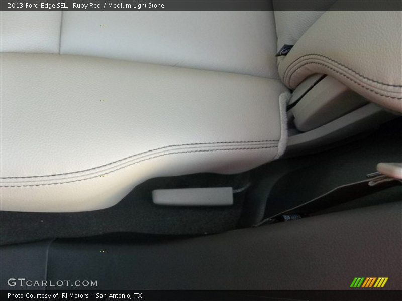 Ruby Red / Medium Light Stone 2013 Ford Edge SEL