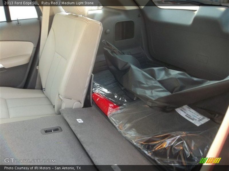 Ruby Red / Medium Light Stone 2013 Ford Edge SEL