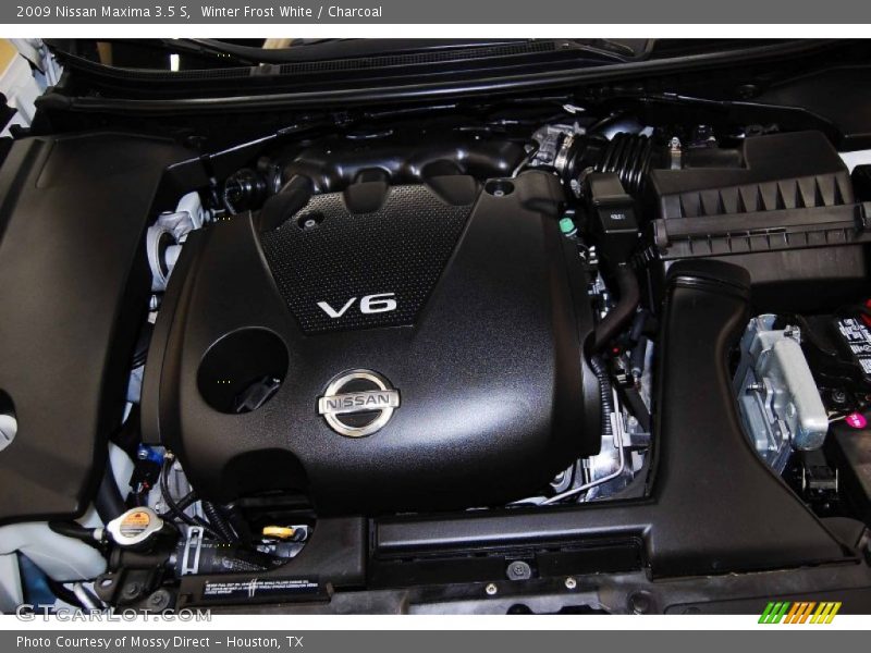 Winter Frost White / Charcoal 2009 Nissan Maxima 3.5 S