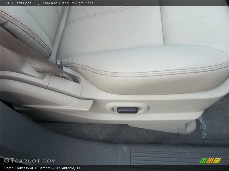 Ruby Red / Medium Light Stone 2013 Ford Edge SEL