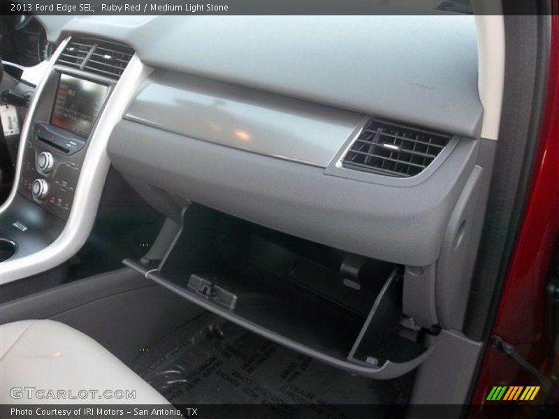 Ruby Red / Medium Light Stone 2013 Ford Edge SEL